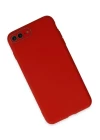iPhone 7 Plus Kılıf Lansman Glass Kapak - Kırmızı