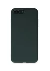 iPhone 7 Plus Kılıf Lansman Glass Kapak - Koyu Yeşil