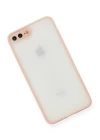 iPhone 7 Plus Kılıf Montreal Silikon Kapak - Pembe