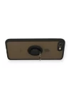 iPhone 7 Plus Kılıf Montreal Yüzüklü Silikon Kapak - Siyah