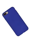iPhone 7 Plus Kılıf Nano içi Kadife Silikon - Lacivert