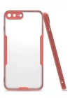 iPhone 7 Plus Kılıf Platin Silikon - Pembe