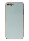 iPhone 7 Plus Kılıf Volet Silikon - Açık Yeşil