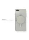 iPhone 8 Plus Kılıf Magneticsafe Şeffaf Silikon - Şeffaf
