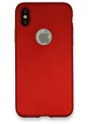 iPhone X Kılıf First Silikon - Bordo