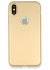iPhone X Kılıf First Silikon - Gold