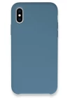 iPhone X Kılıf Lansman Legant Silikon - Açık Mavi