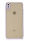 iPhone X Kılıf Montreal Silikon Kapak - Mor