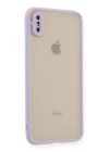 iPhone X Kılıf Montreal Silikon Kapak - Mor