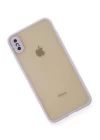 iPhone X Kılıf Montreal Silikon Kapak - Mor