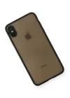 iPhone X Kılıf Montreal Silikon Kapak - Siyah