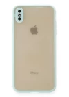 iPhone X Kılıf Montreal Silikon Kapak - Turkuaz