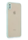 iPhone X Kılıf Montreal Silikon Kapak - Turkuaz