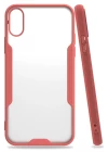 iPhone X Kılıf Platin Silikon - Pembe