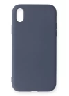 iPhone XR Kılıf Nano içi Kadife Silikon - Gri