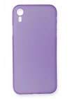 iPhone XR Kılıf PP Ultra İnce Kapak - Mor