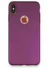 iPhone XS Max Kılıf First Silikon - Mürdüm