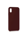 iPhone XS Max Kılıf Lansman Legant Silikon - Bordo