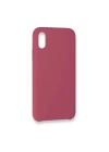 iPhone XS Max Kılıf Lansman Legant Silikon - Fuşya