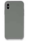 iPhone XS Max Kılıf Lansman Legant Silikon - Gri