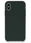 iPhone XS Max Kılıf Lansman Legant Silikon - Koyu Yeşil
