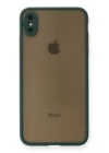 iPhone XS Max Kılıf Montreal Silikon Kapak - Yeşil