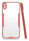 iPhone XS Max Kılıf Platin Silikon - Pembe