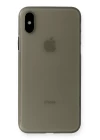 iPhone XS Max Kılıf PP Ultra İnce Kapak - Gri