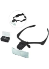 Işıklı Gözlük Büyüteç - 5 Farklı Lens 9892B