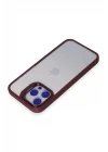 Joko iPhone 13 Pro Max Kılıf Roblox Lens Standlı Kapak - Bordo