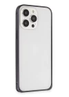 Joko iPhone 14 Pro Max Kılıf Metal Bumper Magneticsafe Kapak - Derin Mor