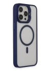 Joko iPhone 15 Pro Kılıf Roblox Lens Magsafe Standlı Kapak - Lacivert