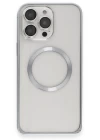 Joko iPhone 15 Pro Max Kılıf Metal Bumper Magneticsafe Kapak - Gri