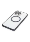 Joko iPhone 15 Pro Max Kılıf Metal Bumper Magneticsafe Kapak - Lacivert