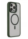 Joko iPhone 15 Pro Max Kılıf Roblox Lens Magsafe Standlı Kapak - Koyu Yeşil