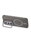 Joko Samsung Galaxy S24 Flet Lens Magsafe Kapak - Gri