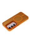 Joko Samsung Galaxy S24 Flet Lens Magsafe Kapak - Turuncu