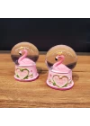 Mini Işıklı Flamingo Kar Küresi 1 Adet
