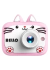 Mini Karikatür Çocuklar Dijital Kamera 1080P Pembe KS102