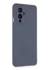 One Plus 9 Kılıf Nano içi Kadife Silikon - Gri