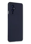 One Plus 9 Kılıf Nano içi Kadife Silikon - Lacivert