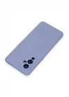 One Plus 9 Kılıf Nano içi Kadife Silikon - Lila