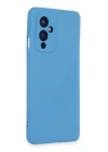 One Plus 9 Kılıf Nano içi Kadife Silikon - Mavi