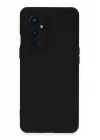 One Plus 9 Kılıf Nano içi Kadife Silikon - Siyah