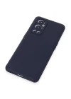 One Plus 9 Pro Kılıf Nano içi Kadife Silikon - Lacivert