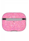Onegif Airpods 2 (2.nesil) Bright Simli Airpods Kapak - Pembe