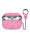 Onegif Airpods Pro 2 (2.nesil) Bright Simli Airpods Kapak - Pembe