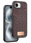 Onegif Apple iPhone 16E Bright Simli Kapak - Derin Mor