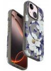 Onegif iPhone 14 Flower Series Magsafe Kapak - Gri