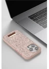 Onegif iPhone 14 Pro Max Bright Simli Kapak - Gold